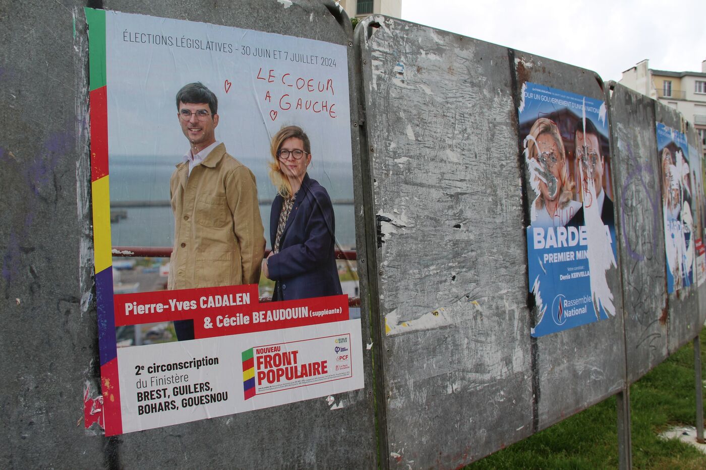 Pierre-Yves Cadalen, (Nouveau Front populaire – LFI), bien connu des Brestois, avait remporté la législative avec 41% des voix face à un candidat dissident Renaissance et au RN en juillet 2024. LP/Nora Moreau