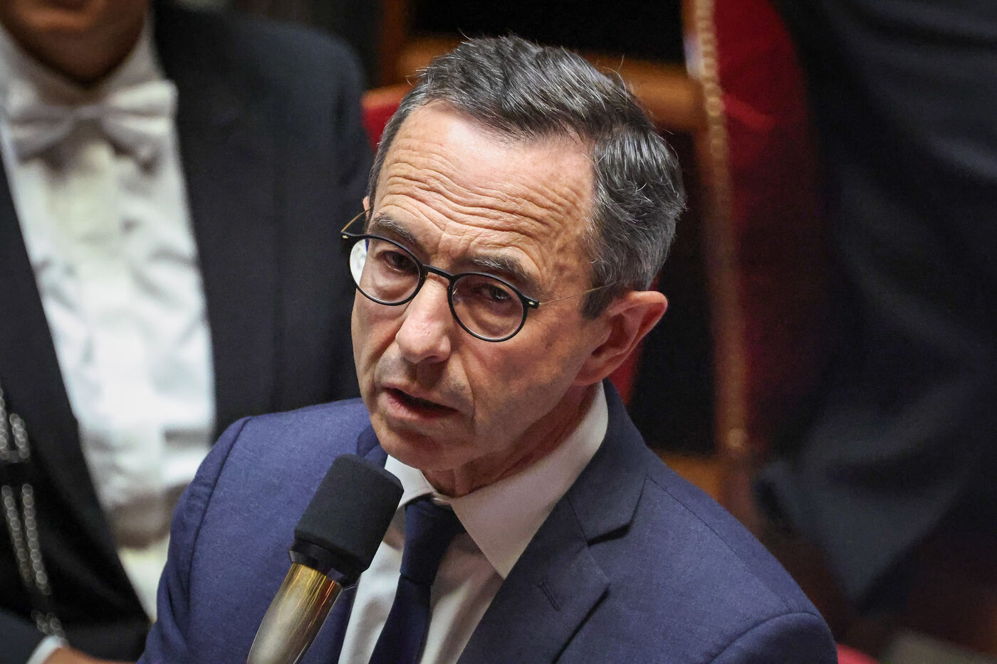 Bruno Retailleau a urgé le président de la République à nommer un Premier ministre. LP / Fred Dugit 